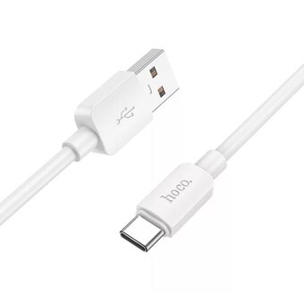  Дата-кабель HOCO X96 Hyper 27W charging data cable Type-C (белый) 