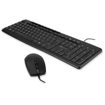  Клавиатура + мышь OKLICK S650 (1875246) клав черный мышь черный USB Multimedia 