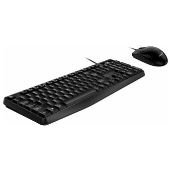  Комплект клавиатура+мышь Genius Smart КМ-170 (31330006403) проводной USB black 