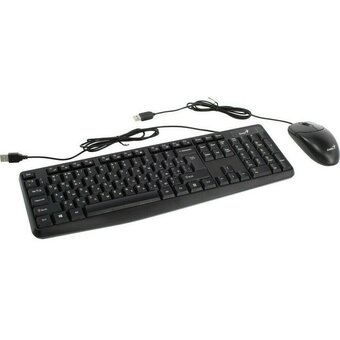  Комплект клавиатура+мышь Genius Smart КМ-170 (31330006403) проводной USB black 