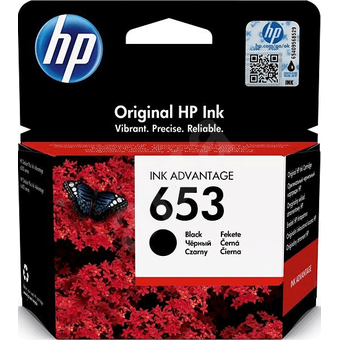  Картридж HP 3YM75AE#BHK 653 Black Original Ink Advantage Cartridge 