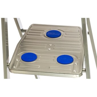  Стремянка Ника СМ4 стальная, 4 широких ступеней, с лотком для инструмента 