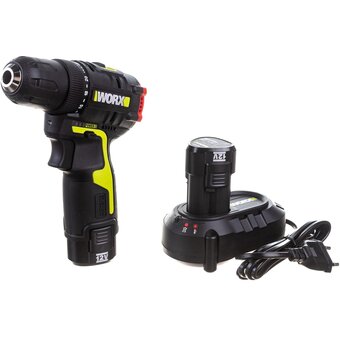  Дрель-шуруповерт WORX WU130X Professional 12В, 40Нм, 2Ач х2, ЗУ 1.5 Ач, сумка 