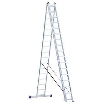  Лестница универсальная STAIRS ALP 317 трехсекционная усиленная 17 ступеней 