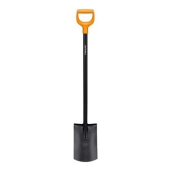  Лопата штыковая Fiskars Solid (1066717) с закругленным лезвием 