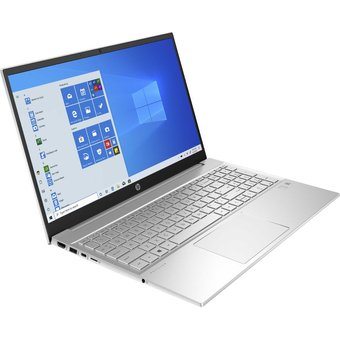  Ноутбук HP Pavilion 15-eh1023ur 3E3S0EA silver (AMD Ryzen 5 5500U 8Gb 512Gb SSD noDVD VGA int DOS) 