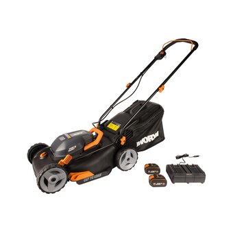  Газонокосилка аккумуляторная WORX WG743E с акк и ЗУ 