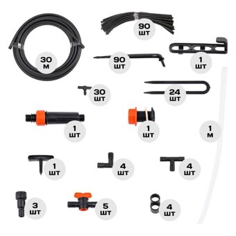  Капельный полив Cicle Жук от емкости с регулируемыми капельницами на 90 растений 4630035338005 