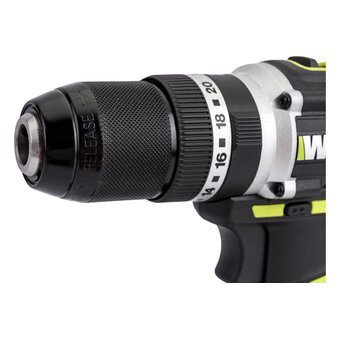  Дрель-шуруповерт WORX WU369 Professional 20В, 60Нм, 2Ач х2, ЗУ 1,2 Ач, сумка 