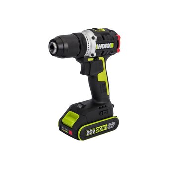  Дрель-шуруповерт WORX WU182 Professional 20В, 60Нм, 2Ач х2, ЗУ 2 Ач, сумка 