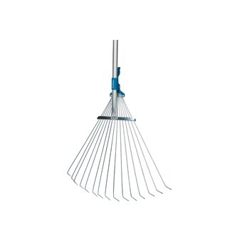  Грабли веерные Grinda PR-50 (421868 z01) с телескопическим черенком, регулируемые, длина 800-1240 мм 