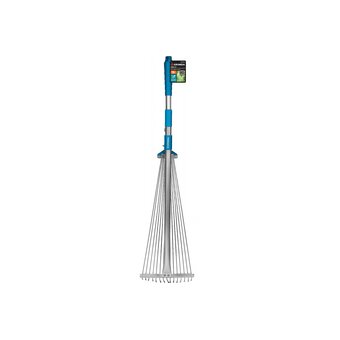  Грабли веерные Grinda PR-50 (421868 z01) с телескопическим черенком, регулируемые, длина 800-1240 мм 