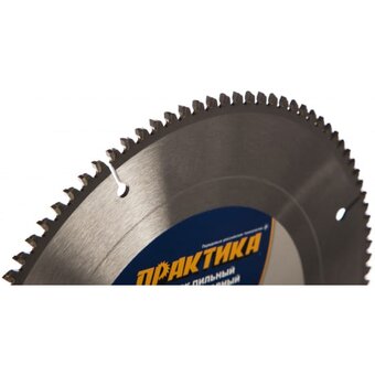  Диск пильный твёрдосплавный по алюминию Практика 255 х 30 мм (030-511) 100 зубов 