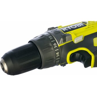  Дрель-шуруповерт Ryobi One+ R18PD3-0 ударная без акк и зу (5133002888) 