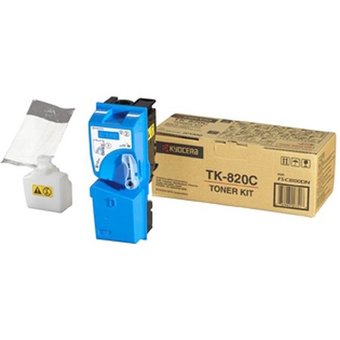  Тонер-картридж Kyocera 1T02HPCEU0 TK-820C 7 000 стр. Cyan для FS-C8100DN 