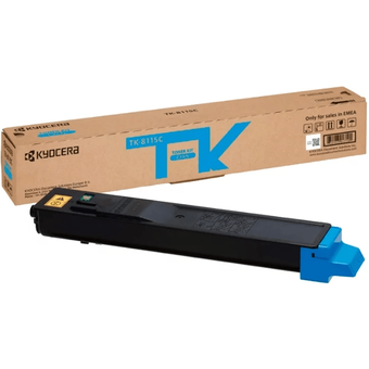  Тонер-картридж Kyocera 1T02P3CNL0 TK-8115C 6 000 стр. Cyan для M8124cidn/M8130cidn 