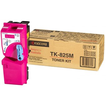  Тонер-картридж Kyocera 1T02FZBEU0 TK-825M 7 000 стр. Magenta для KM-C2520/C2525E/C3225/C3232/3232E/C4035E 