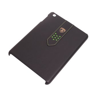  Кожаный чехол-крышка для задней панели iPad mini Lamborghini Superleggera (черный/зеленый) 