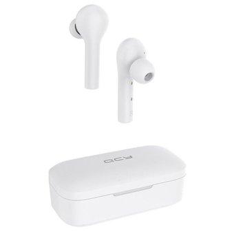  Наушники bluetooth TWS QCY T5 белый 