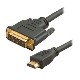  Кабель Atcom DVI-HDMI 1.8m 2 ferrite 24pin чёрный 