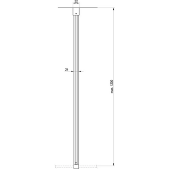  Кронштейн для душевого ограждения Ravak Walk-In W SET-90 Wall/Corner GWD010003018 черный 