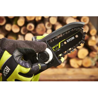  Цепная пила Ryobi 18В 10см RY18PSX10A-0 (5133005433) (без акк и зу) 
