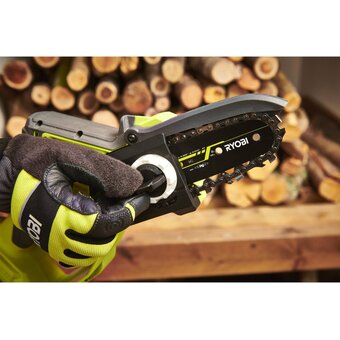  Цепная пила Ryobi 18В 10см RY18PSX10A-0 (5133005433) (без акк и зу) 