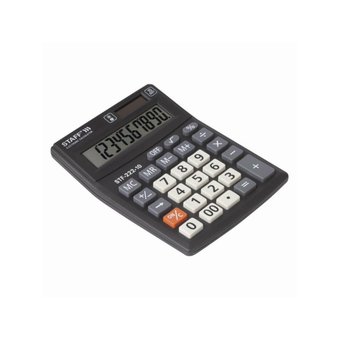  Калькулятор настольный STAFF Plus STF-222 10 разрядов 