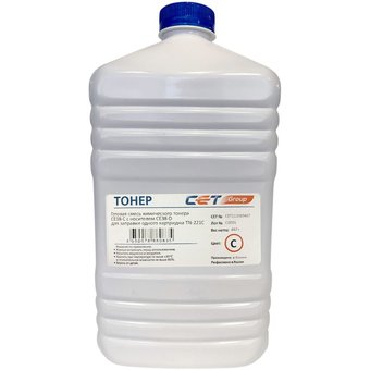  Тонер Cet CE38-C CET111069467 голубой бутылка 467гр. для принтера Konica Minolta Bizhub C227/287 