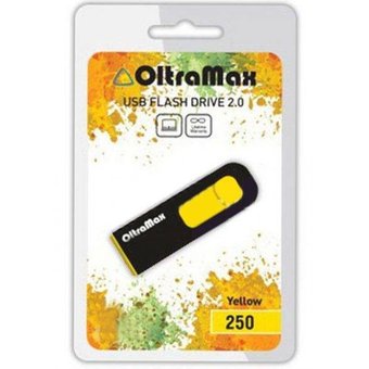  USB-флешка Oltramax OM 8GB 250 желтый 