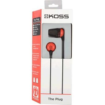  Наушники внутриканальные Koss The Plug Red 