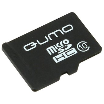  Карта памяти Qumo 16GB QM16GMICSDHC10NA Сlass 10 без адаптера 