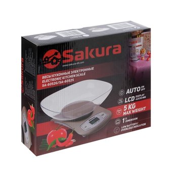  Весы кухонные Sakura SA-6052S 