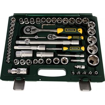  Набор торцевых головок Kraftool Expert Qualitat Super Lock 27888-H108 z02 с присоединит квадрат/108 предметов 