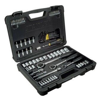  Набор торцевых головок Stanley STHT0-73930 1/4", 3/8", 1/2" 80 предметов 