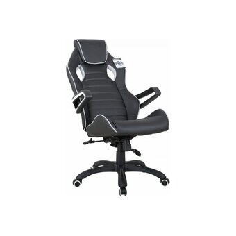  Кресло компьютерное BRABIX Techno Pro GM-003 531814 экокожа, черное/серое, вставки серые 