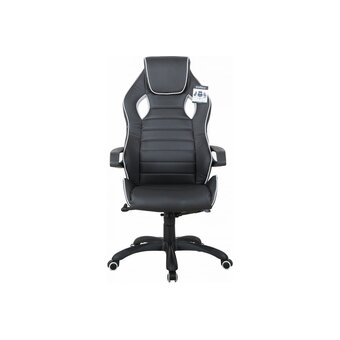  Кресло компьютерное BRABIX Techno Pro GM-003 531814 экокожа, черное/серое, вставки серые 