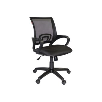  Кресло EasyChair VTE Chair-304 TC Net 329252 ткань черн/сетка черная, пластик 