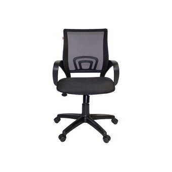  Кресло EasyChair VTE Chair-304 TC Net 329252 ткань черн/сетка черная, пластик 