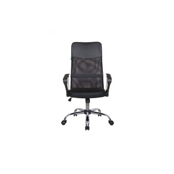  Кресло Riva Chair RCH 8074 Чёрная ткань/Чёрная сетка 