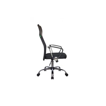  Кресло Riva Chair RCH 8074 Чёрная ткань/Чёрная сетка 