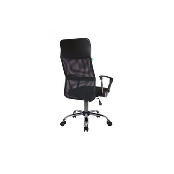  Кресло Riva Chair RCH 8074 Чёрная ткань/Чёрная сетка 