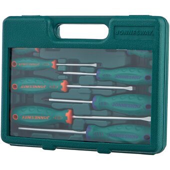  Набор отверток Jonnesway D71PP08S (48388) шлиц и крест SL 6,5x38-6,5x150 PH 