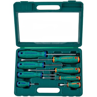  Набор отверток Jonnesway D71PP08S (48388) шлиц и крест SL 6,5x38-6,5x150 PH 