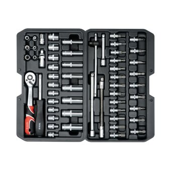  Набор инструментов Yato YT-14501 1/4" 56 предметов 