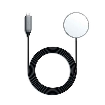  Беспроводное ЗУ Satechi ST-UCQIMCM Magnetic Wireless Charging Cable, серый космос 