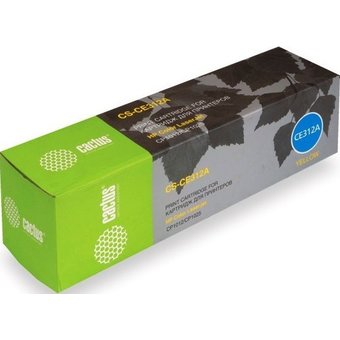  Тонер Картридж Cactus CS-CE312A желтый для HP LJ CP1012Pro/CP1025 (1000стр.) 