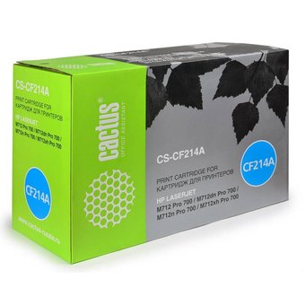  Тонер Картридж Cactus CS-CF214AR черный для LaserJet 700 MFP M712 (10000стр.) 