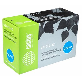  Тонер Картридж Cactus CS-CF214XR черный для LaserJet 700 MFP M712 (17500стр.) 