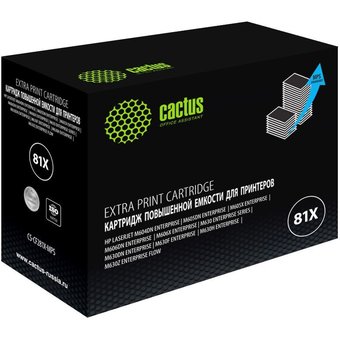  Тонер Картридж Cactus CS-CF281X-MPS черный (30000стр.) для HP LJ Ent M630/M605dn/M606dn/M605x 